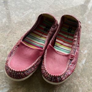 Red SAS women’s slip on loafers